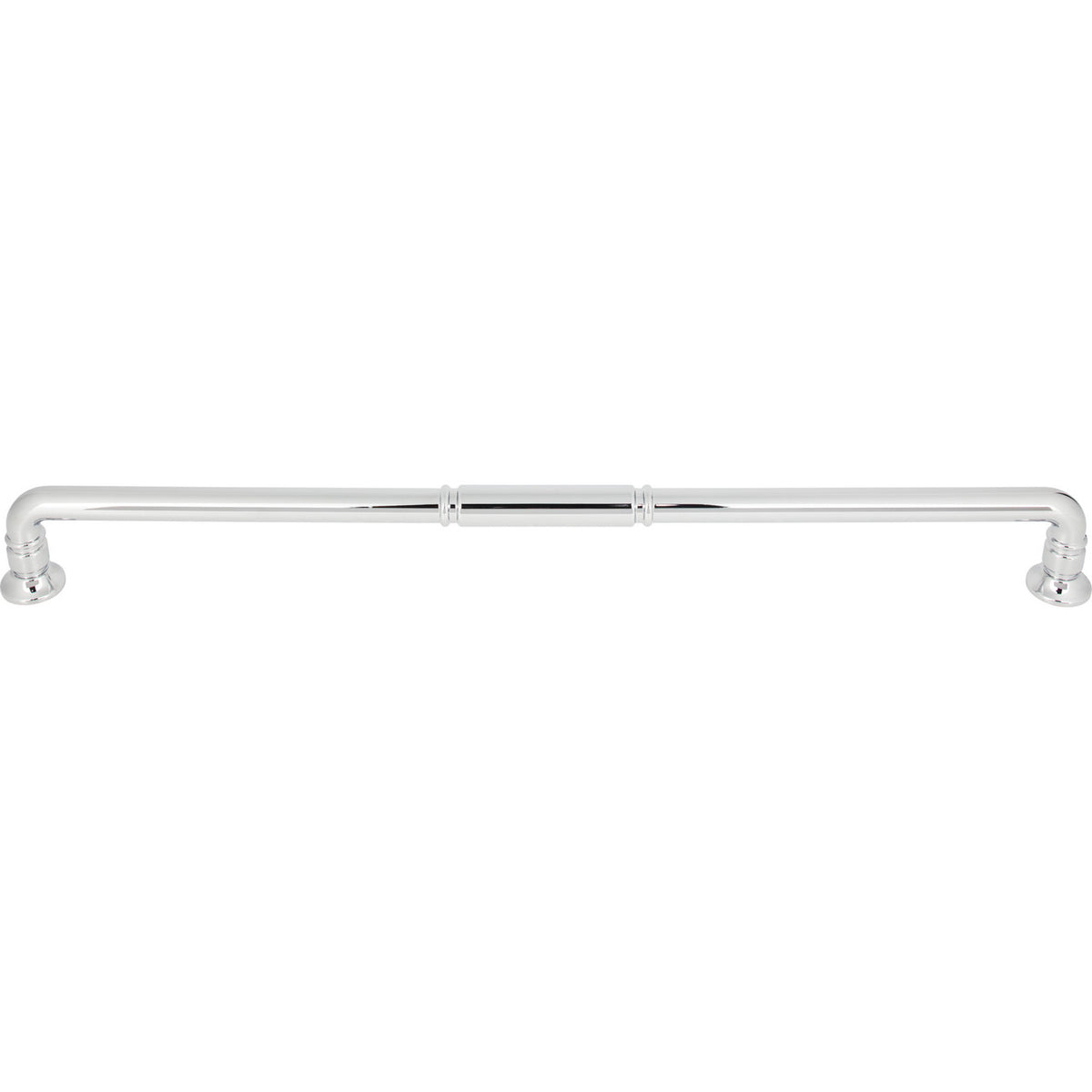 Top Knobs TK1009PC: 18" cc Kent D-Handle Appliance Pull - Polished Chrome