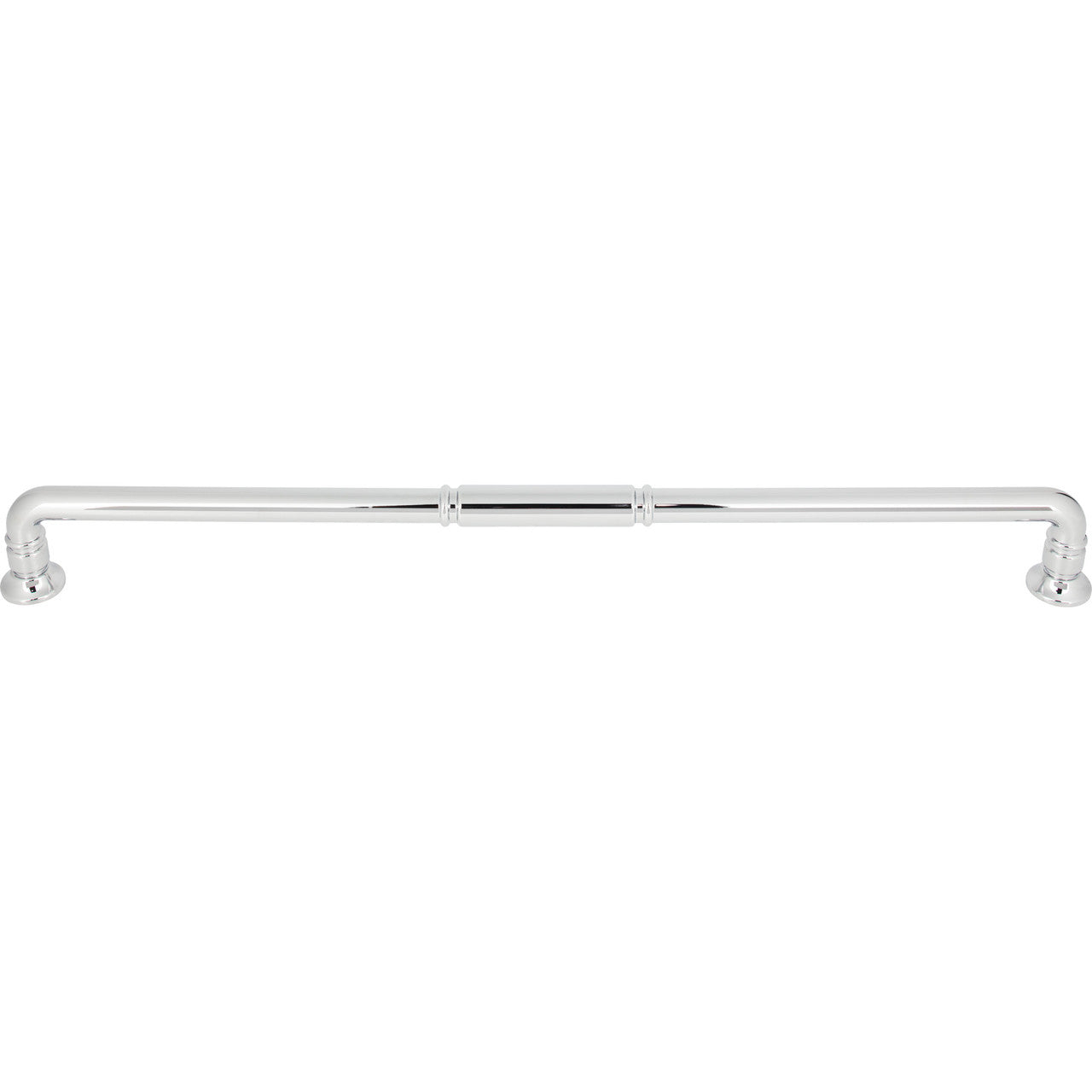 Top Knobs TK1009PC: 18" cc Kent D-Handle Appliance Pull - Polished Chrome