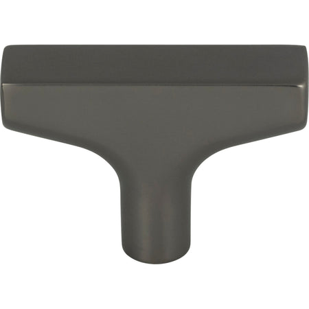 Top Knobs TK1010AG: 2" Riverside T-Bar Cabinet Knob - Ash Gray