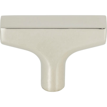 Top Knobs TK1010PN: 2" Riverside T-Bar Cabinet Knob - Polished Nickel