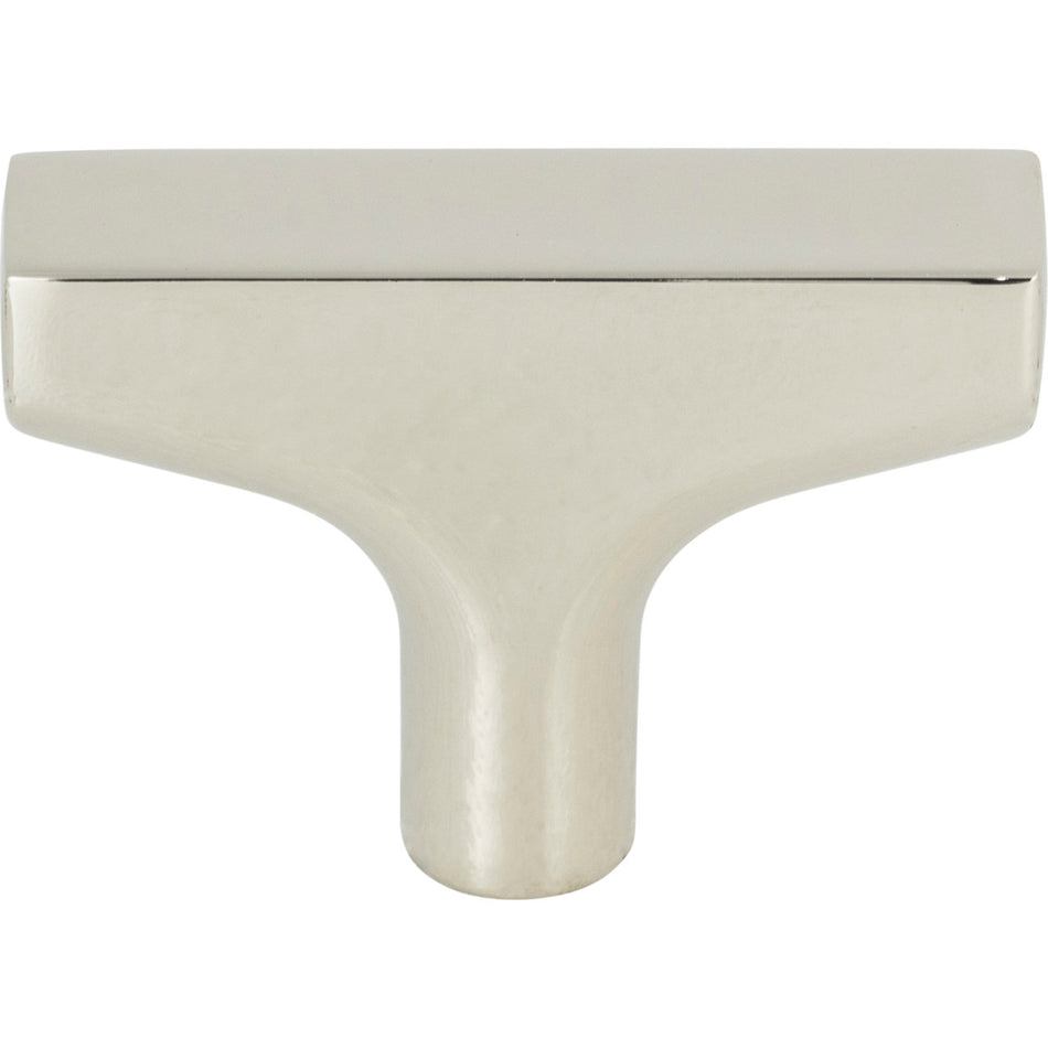 Top Knobs TK1010PN: 2" Riverside T-Bar Cabinet Knob - Polished Nickel