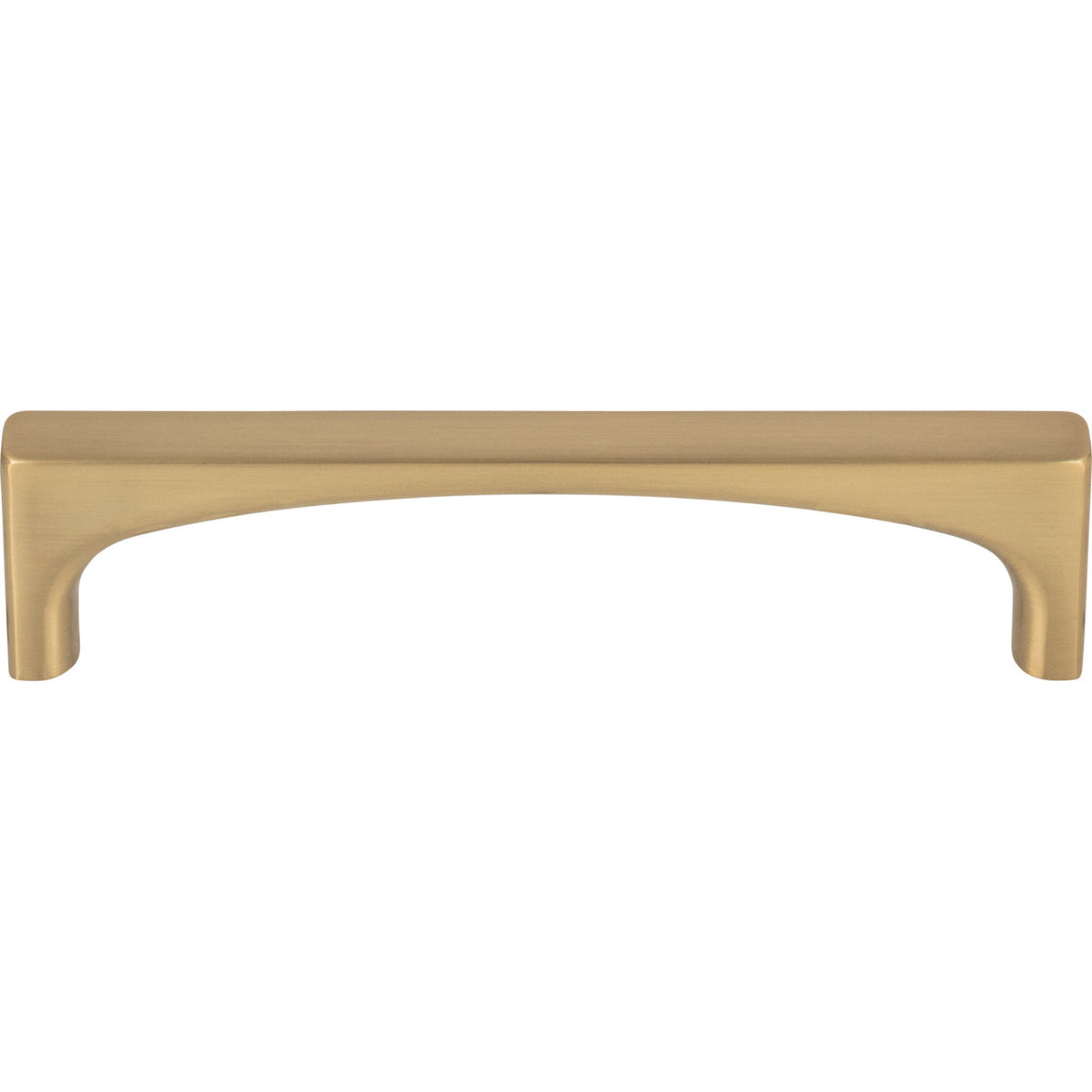 Top Knobs TK1012HB: 3-3/4" cc Riverside Square Bar Cabinet Pull - Honey Bronze