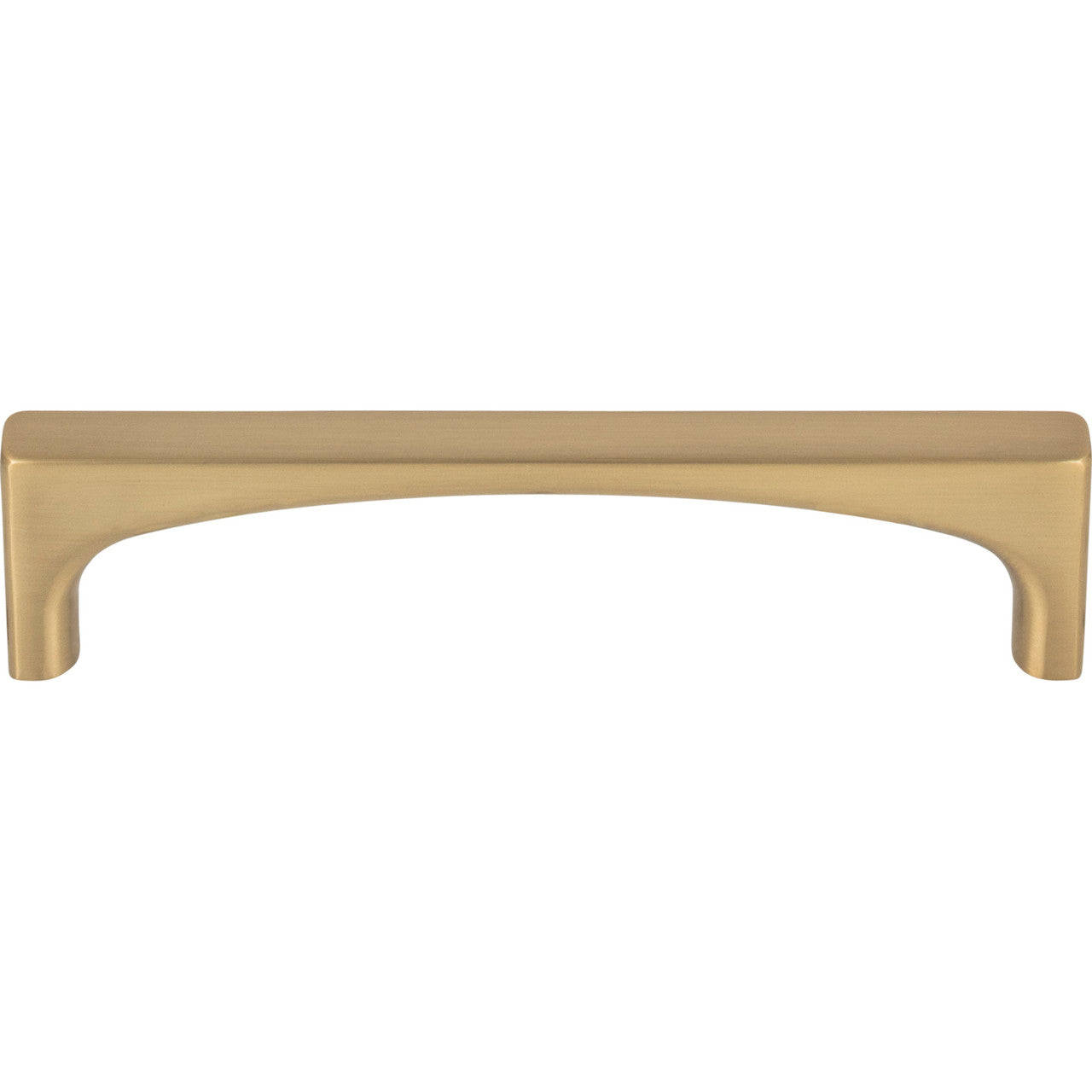 Top Knobs TK1012HB: 3-3/4" cc Riverside Square Bar Cabinet Pull - Honey Bronze