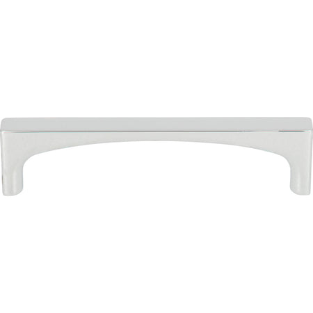 Top Knobs TK1012PC: 3-3/4" cc Riverside Square Bar Cabinet Pull - Polished Chrome