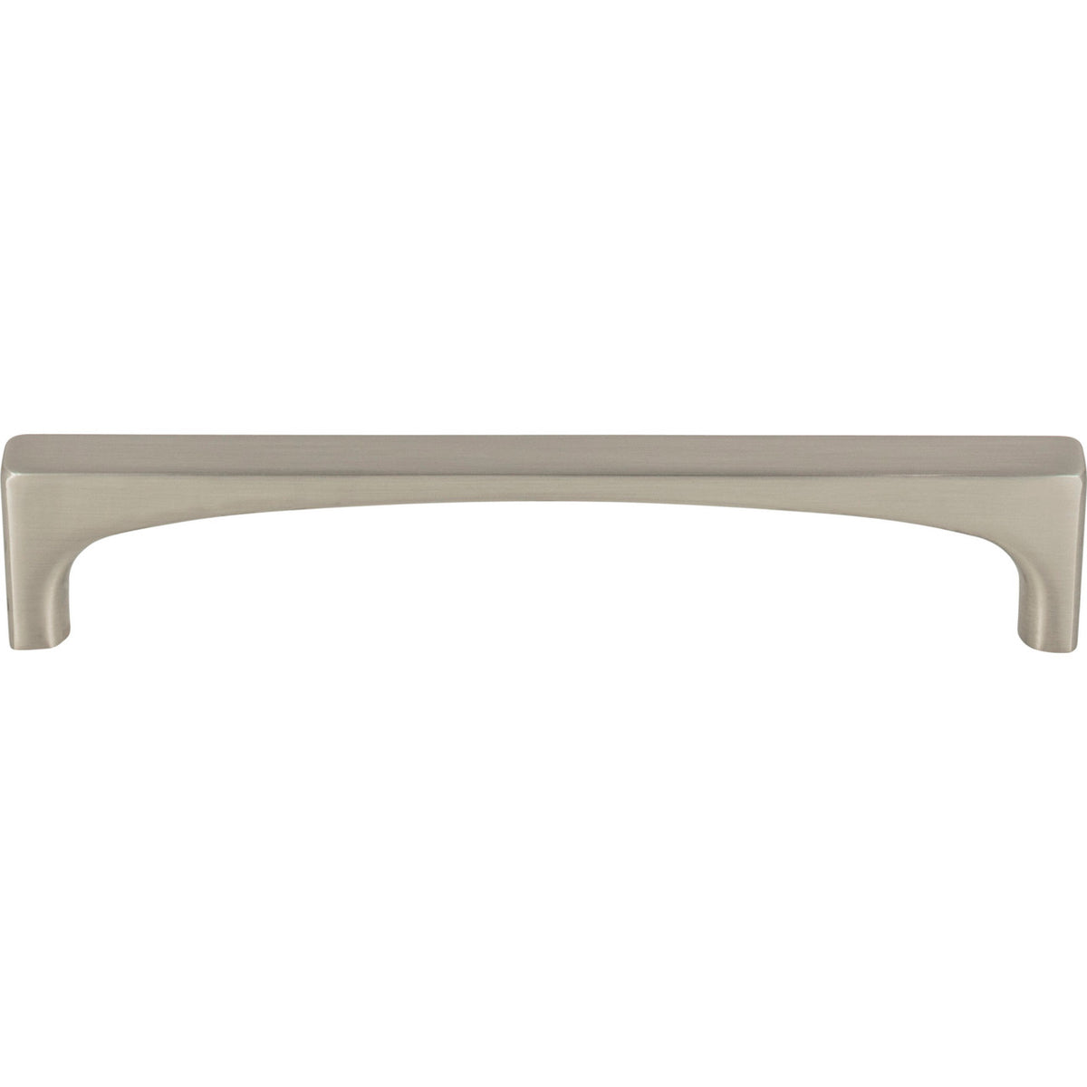 Top Knobs TK1013BSN: 5-1/16" cc Riverside Square Bar Cabinet Pull - Brushed Satin Nickel