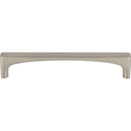 Top Knobs TK1013BSN: 5-1/16" cc Riverside Square Bar Cabinet Pull - Brushed Satin Nickel