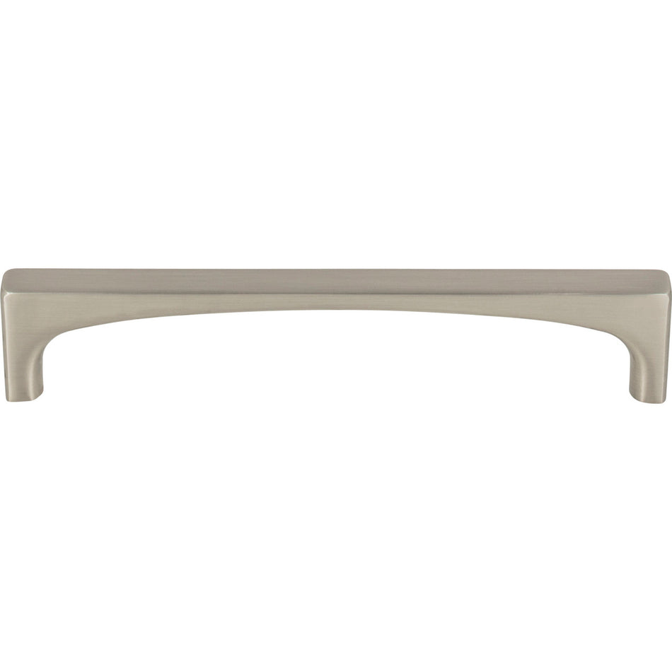 Top Knobs TK1013BSN: 5-1/16" cc Riverside Square Bar Cabinet Pull - Brushed Satin Nickel