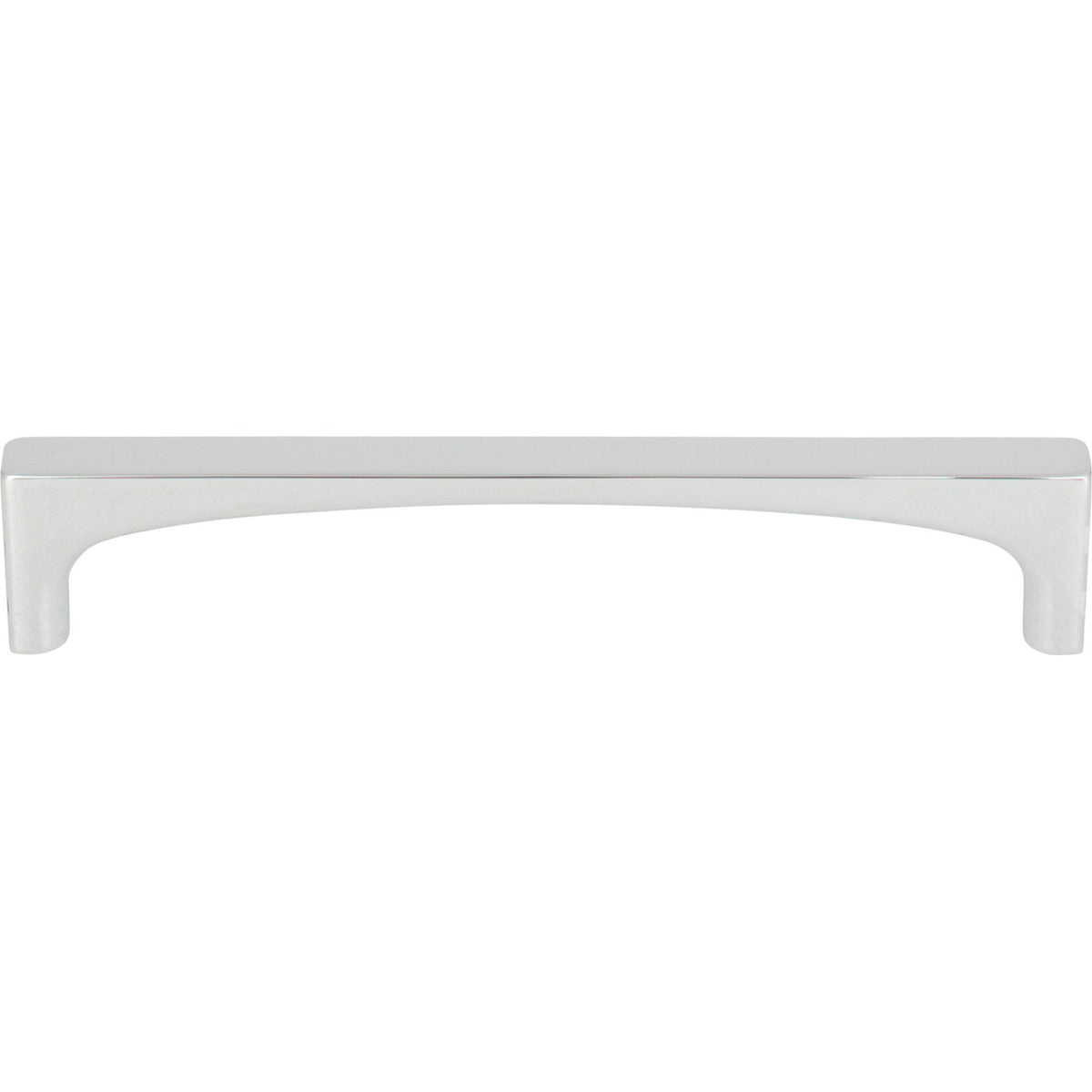 Top Knobs TK1013PC: 5-1/16" cc Riverside Square Bar Cabinet Pull - Polished Chrome