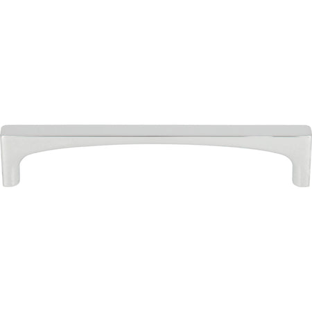 Top Knobs TK1013PC: 5-1/16" cc Riverside Square Bar Cabinet Pull - Polished Chrome