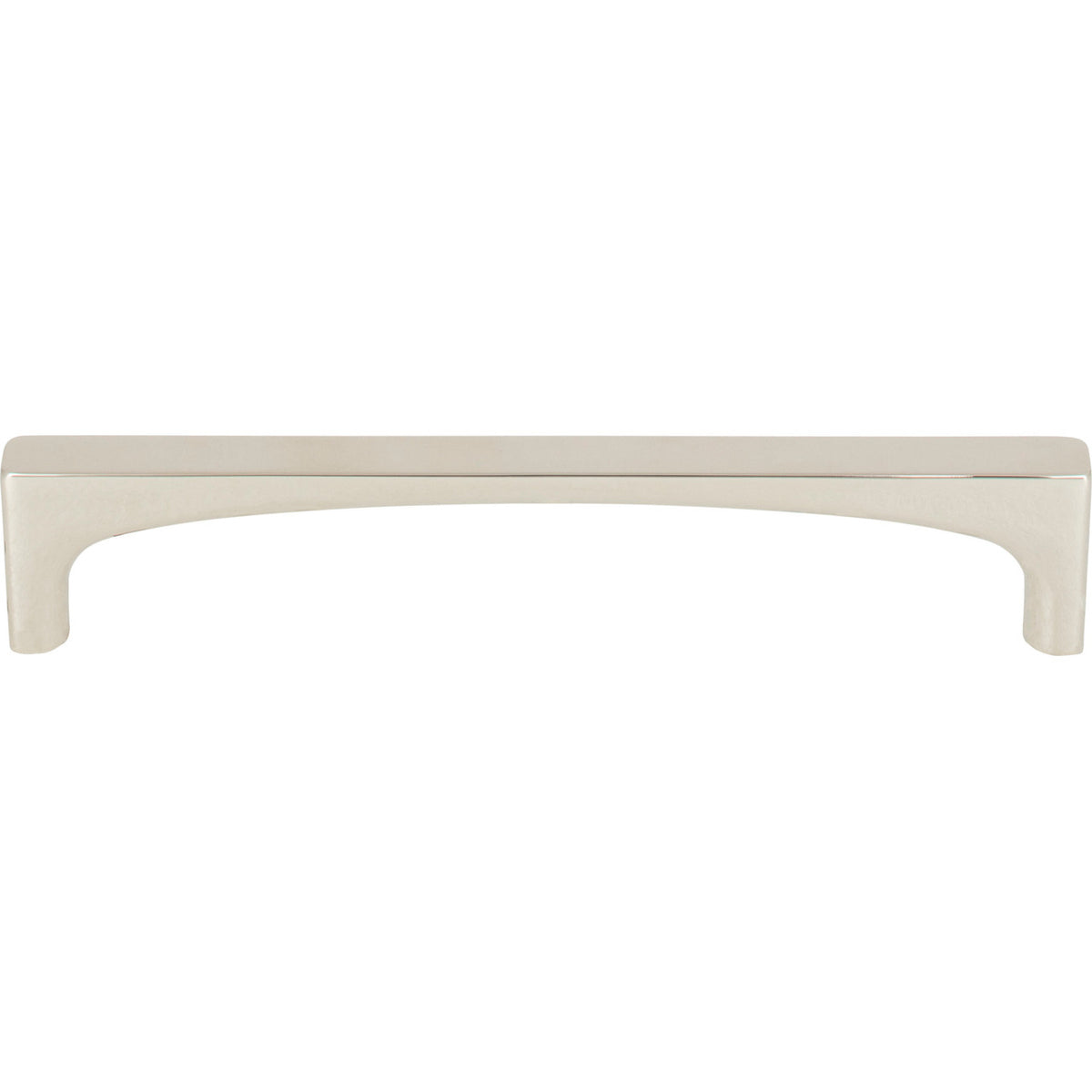 Top Knobs TK1013PN: 5-1/16" cc Riverside Square Bar Cabinet Pull - Polished Nickel