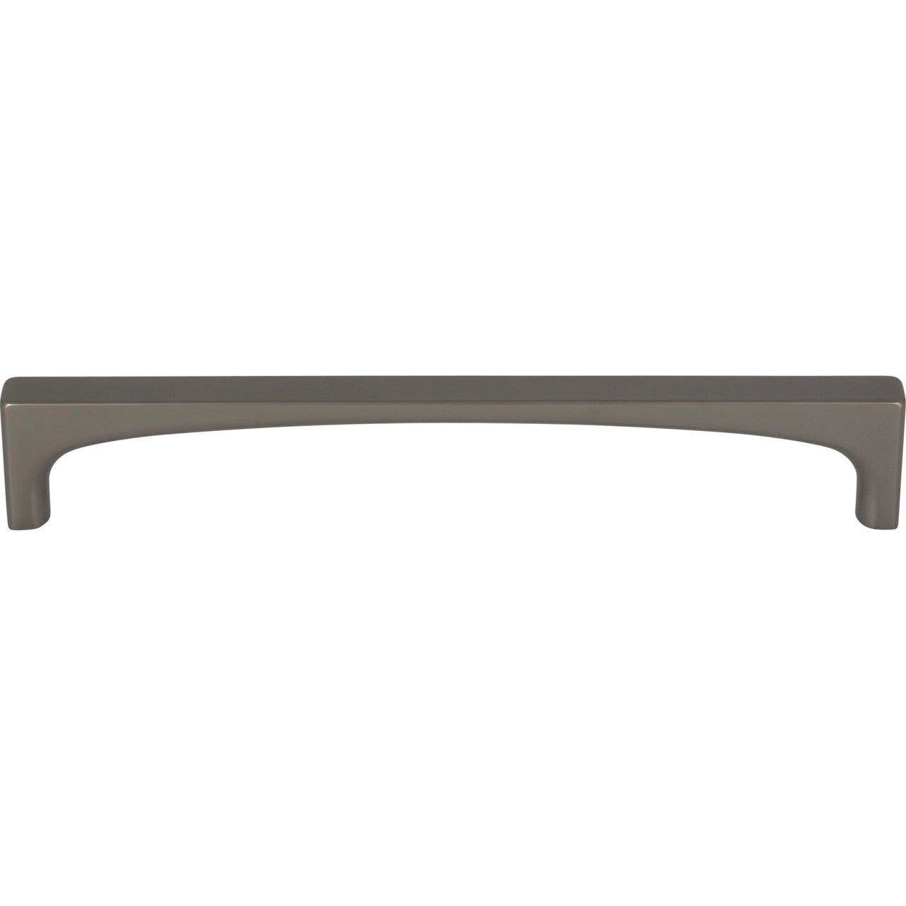 Top Knobs TK1014AG: 6-5/16" cc Riverside Square Bar Cabinet Pull - Ash Gray