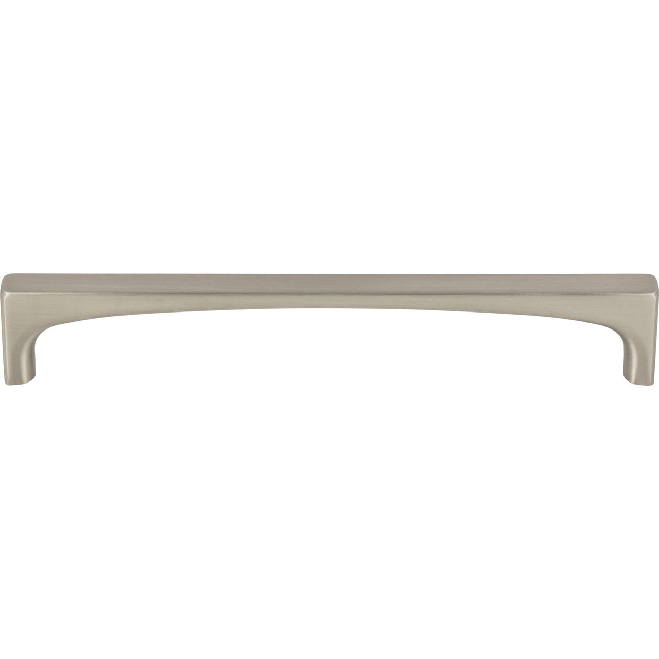 Top Knobs TK1014BSN: 6-5/16" cc Riverside Square Bar Cabinet Pull - Brushed Satin Nickel