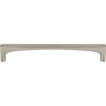 Top Knobs TK1014BSN: 6-5/16" cc Riverside Square Bar Cabinet Pull - Brushed Satin Nickel