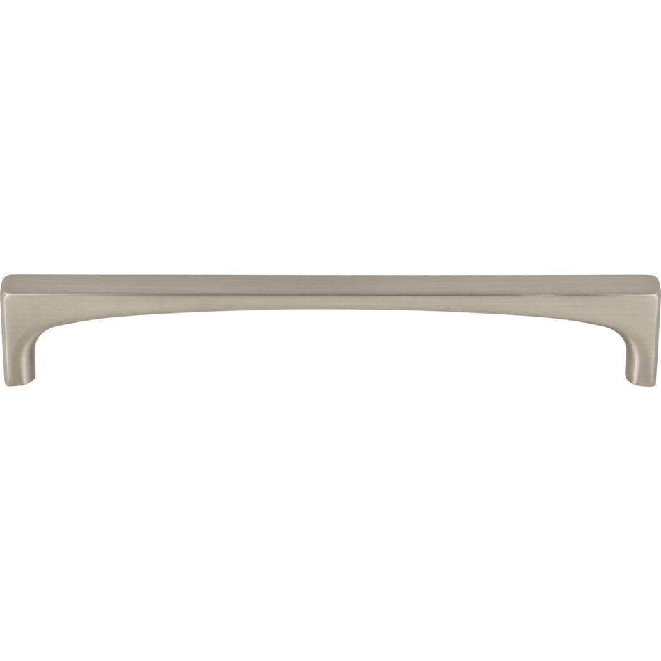 Top Knobs TK1014BSN: 6-5/16" cc Riverside Square Bar Cabinet Pull - Brushed Satin Nickel