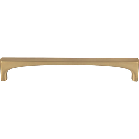 Top Knobs TK1014HB: 6-5/16" cc Riverside Square Bar Cabinet Pull - Honey Bronze