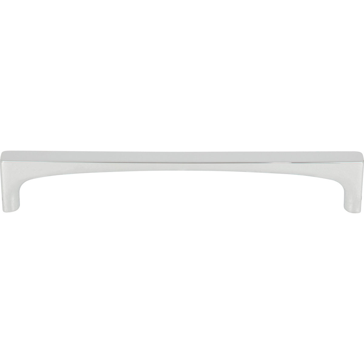 Top Knobs TK1014PC: 6-5/16" cc Riverside Square Bar Cabinet Pull - Polished Chrome
