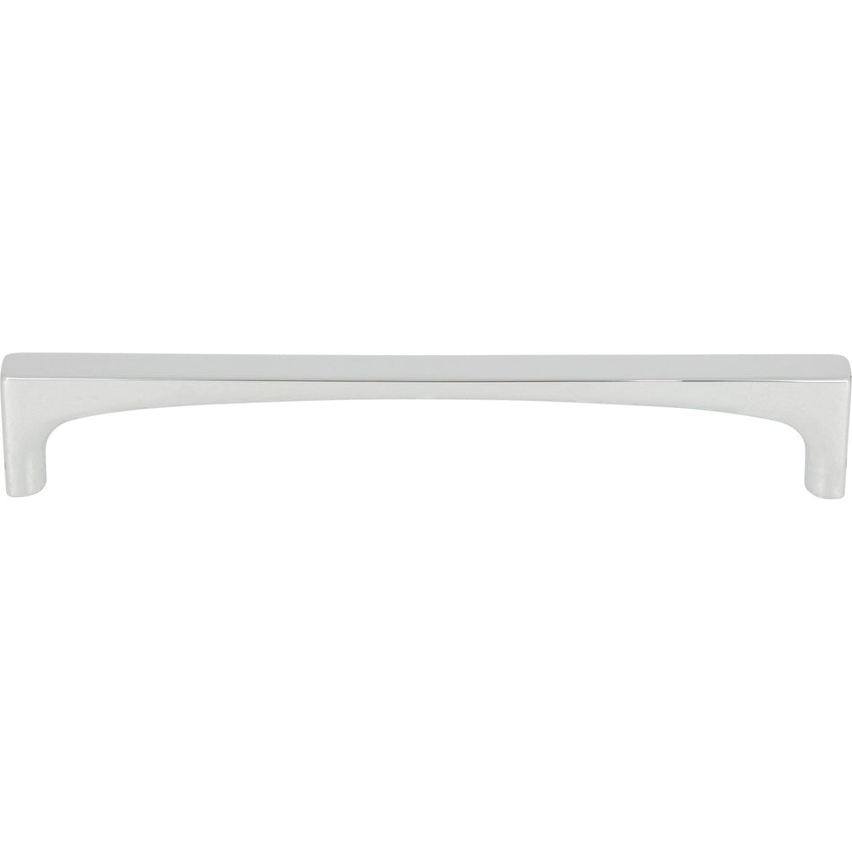 Top Knobs TK1014PC: 6-5/16" cc Riverside Square Bar Cabinet Pull - Polished Chrome