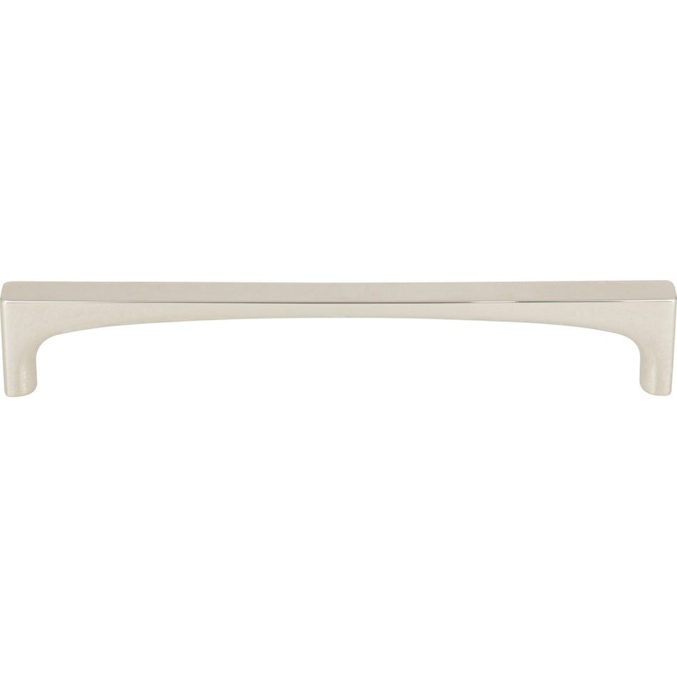 Top Knobs TK1014PN: 6-5/16" cc Riverside Square Bar Cabinet Pull - Polished Nickel