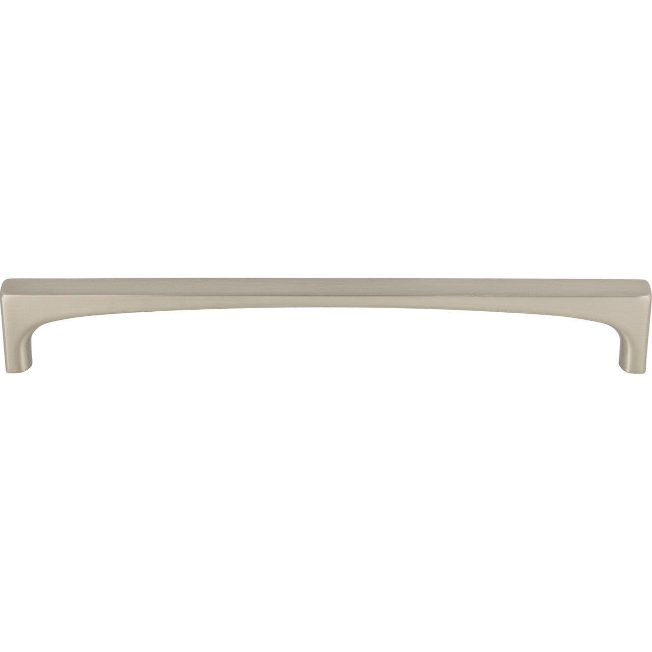 Top Knobs TK1015BSN: 7-9/16" cc Riverside Square Bar Cabinet Pull - Brushed Satin Nickel