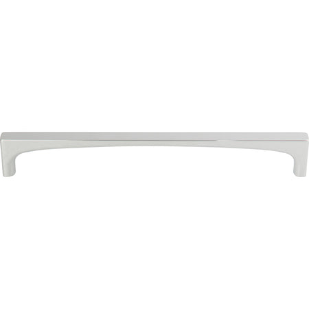 Top Knobs TK1015PC: 7-9/16" cc Riverside Square Bar Cabinet Pull - Polished Chrome