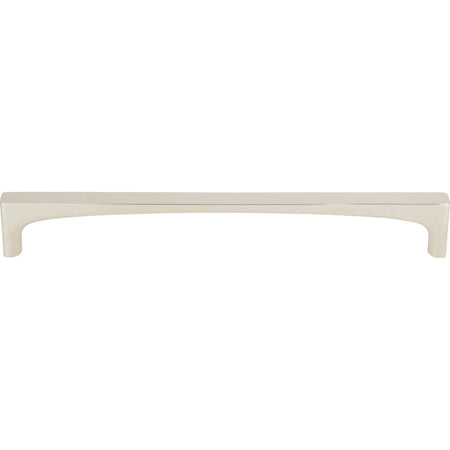Top Knobs TK1015PN: 7-9/16" cc Riverside Square Bar Cabinet Pull - Polished Nickel