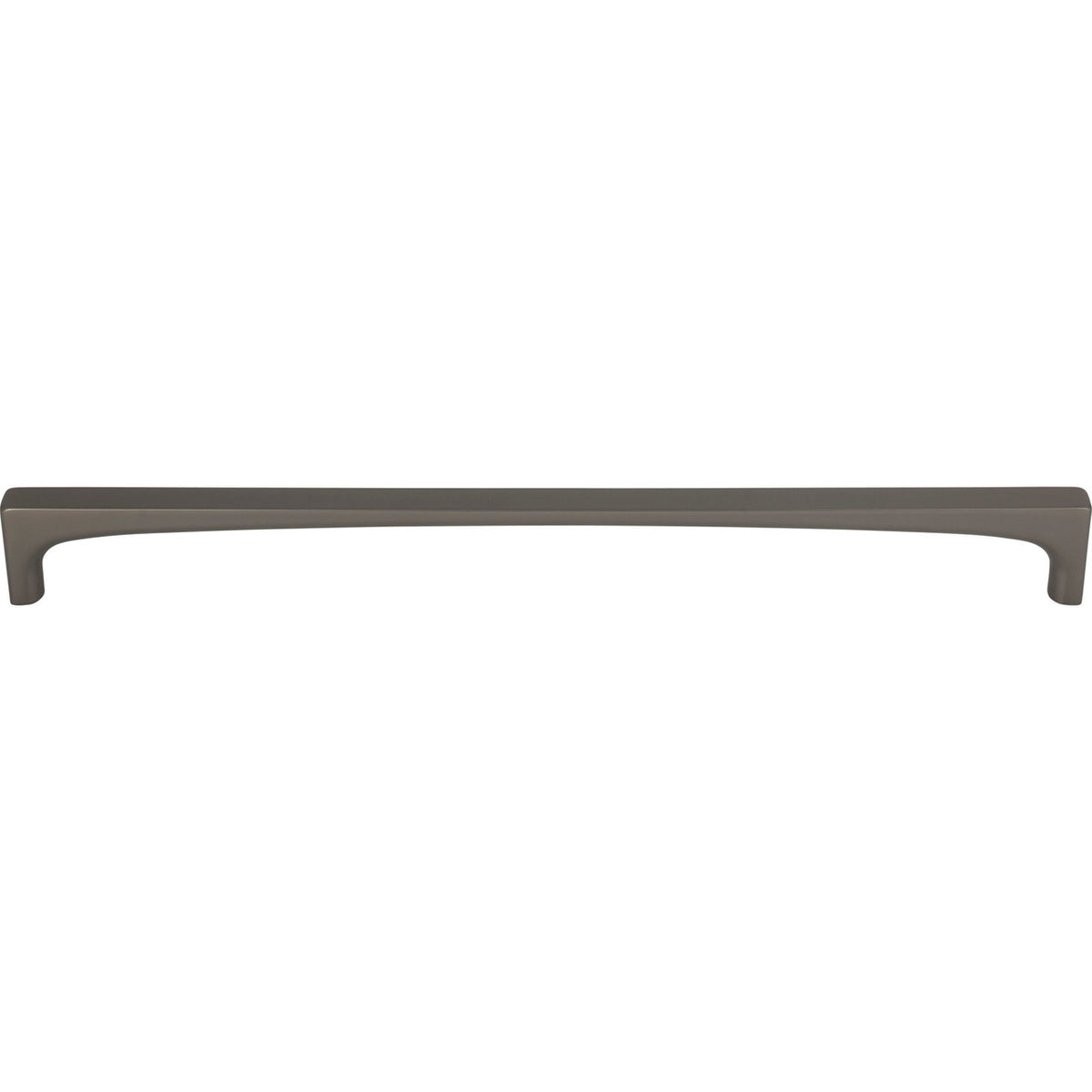Top Knobs TK1016AG: 8-13/16" cc Riverside Square Bar Cabinet Pull - Ash Gray