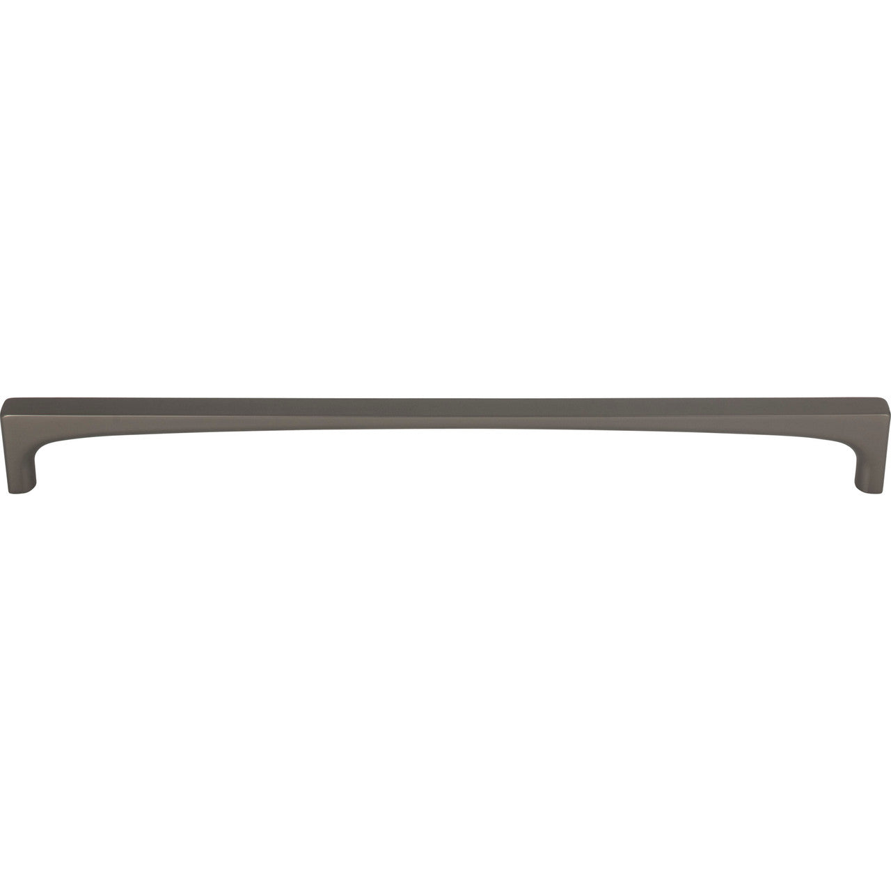 Top Knobs TK1016AG: 8-13/16" cc Riverside Square Bar Cabinet Pull - Ash Gray