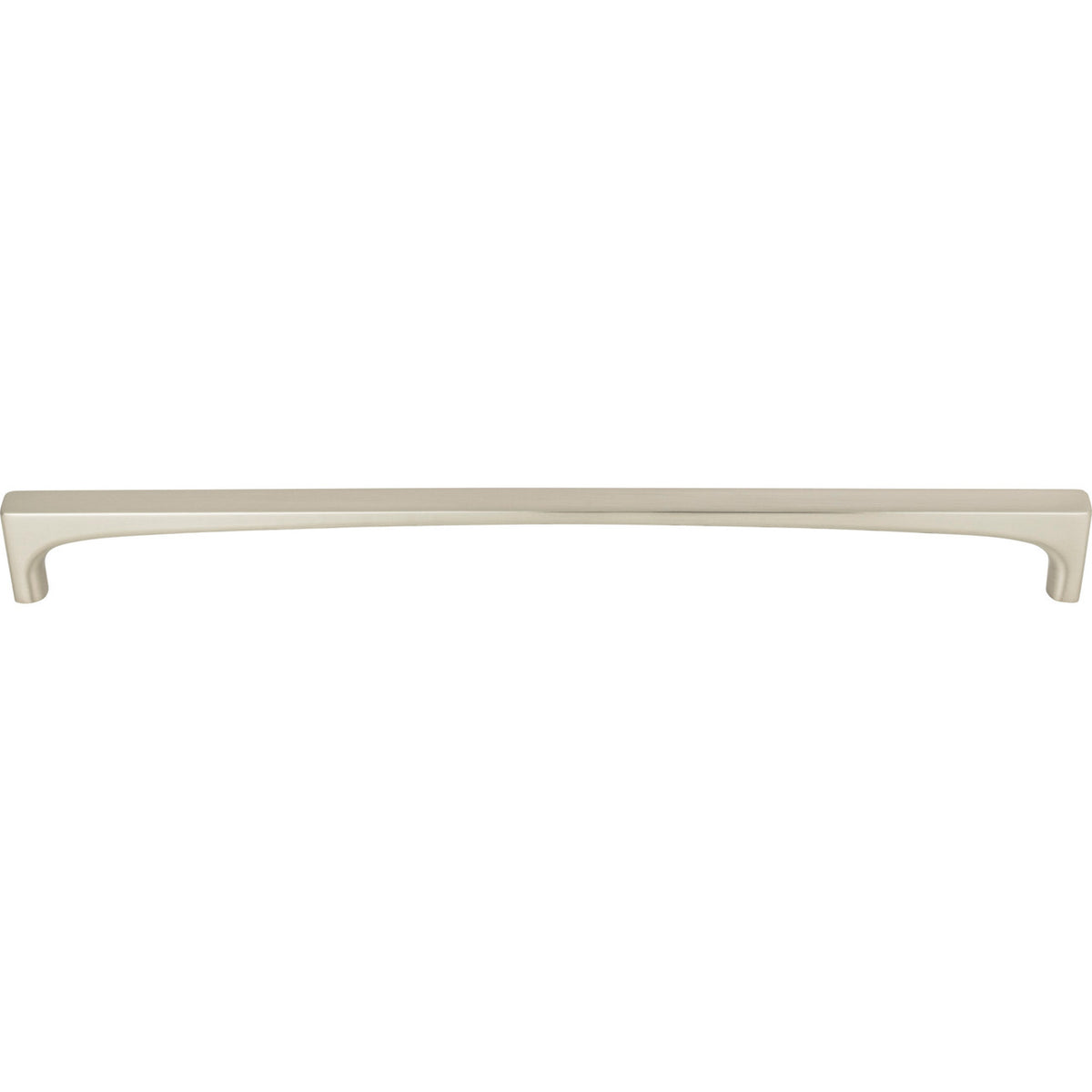 Top Knobs TK1017BSN: 12" cc Riverside Square Bar Cabinet Pull - Brushed Satin Nickel