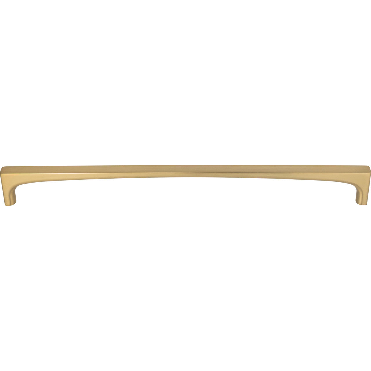 Top Knobs TK1017HB: 12" cc Riverside Square Bar Cabinet Pull - Honey Bronze