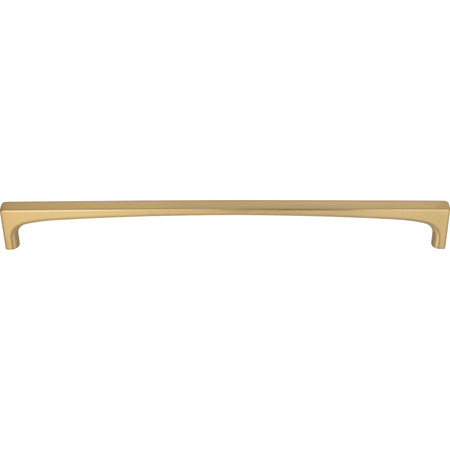 Top Knobs TK1017HB: 12" cc Riverside Square Bar Cabinet Pull - Honey Bronze