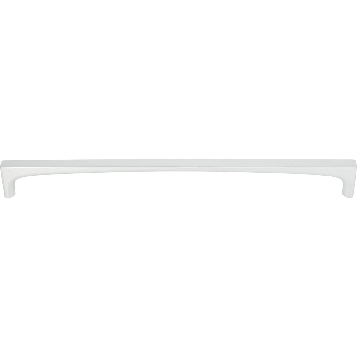 Top Knobs TK1017PC: 12" cc Riverside Square Bar Cabinet Pull - Polished Chrome