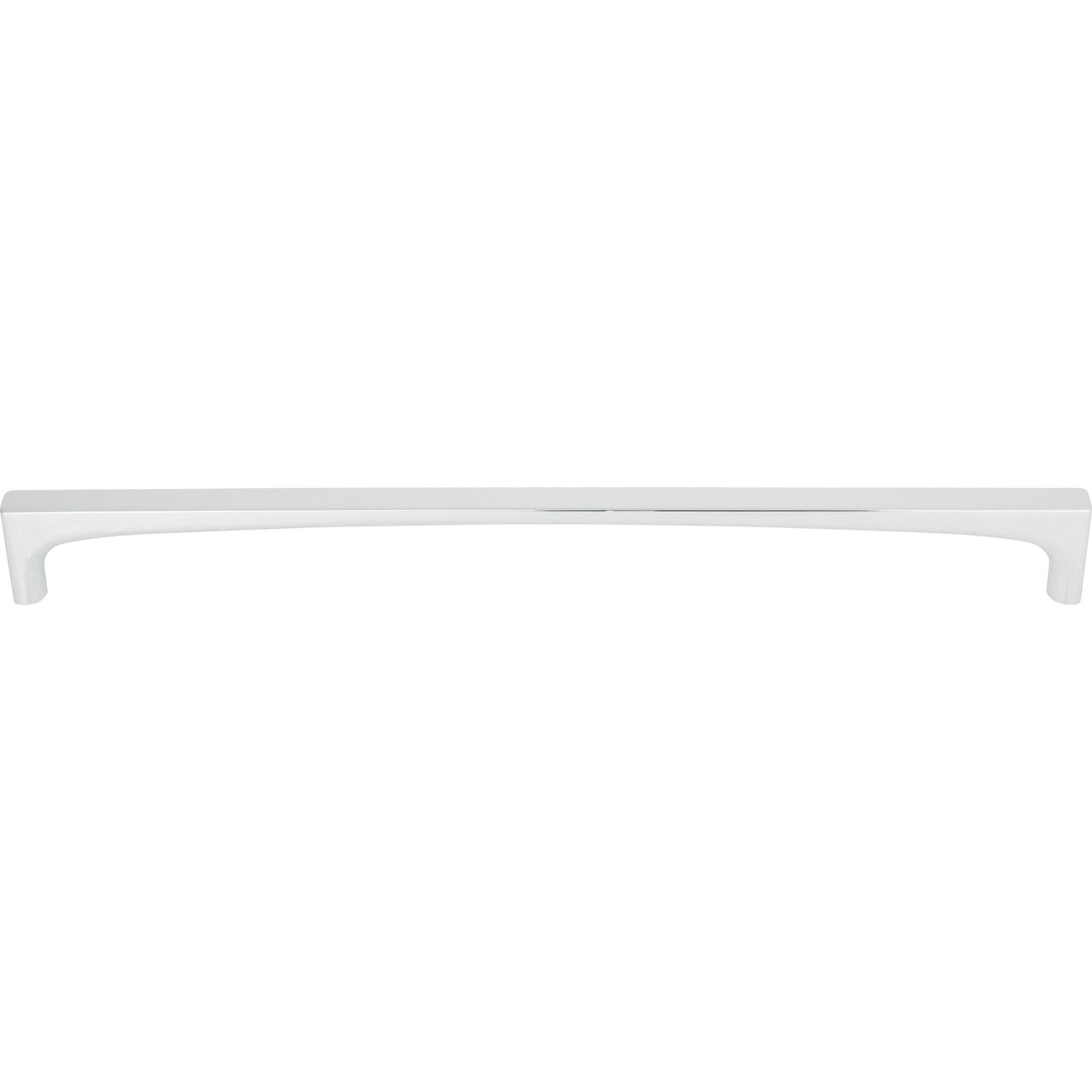 Top Knobs TK1017PC: 12" cc Riverside Square Bar Cabinet Pull - Polished Chrome