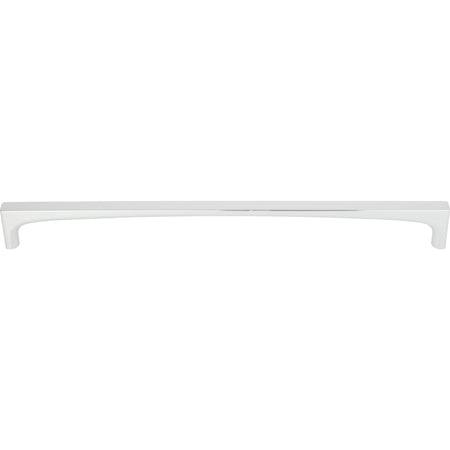 Top Knobs TK1017PC: 12" cc Riverside Square Bar Cabinet Pull - Polished Chrome