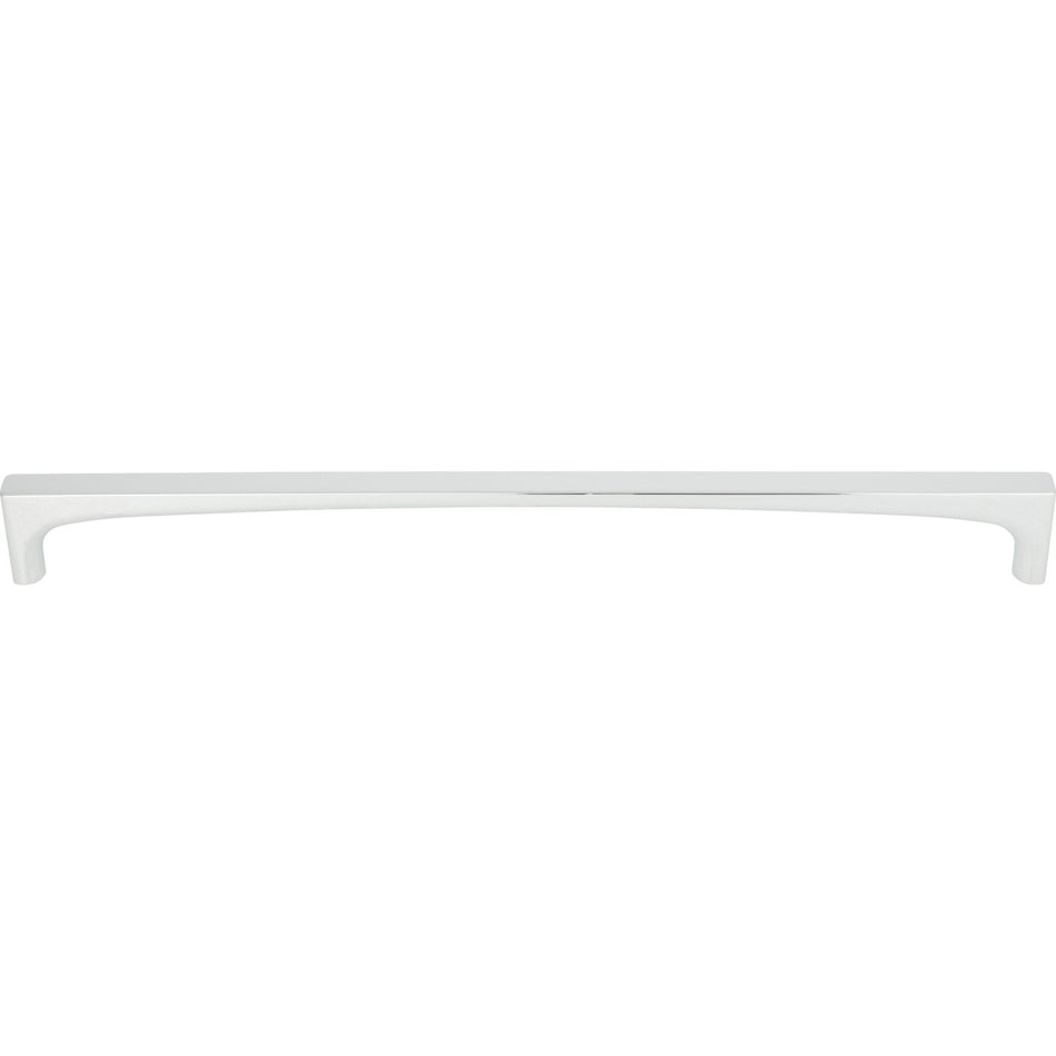 Top Knobs TK1017PC: 12" cc Riverside Square Bar Cabinet Pull - Polished Chrome