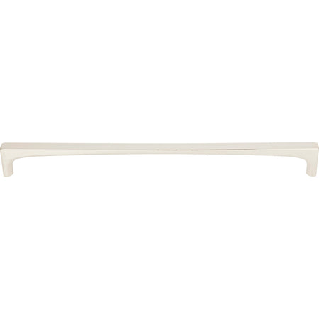Top Knobs TK1017PN: 12" cc Riverside Square Bar Cabinet Pull - Polished Nickel