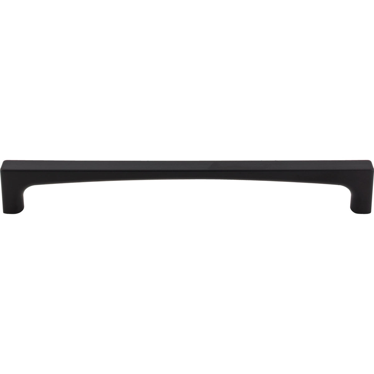 Top Knobs TK1018BLK: 12" cc Riverside Square Bar Appliance Pull - Flat Black