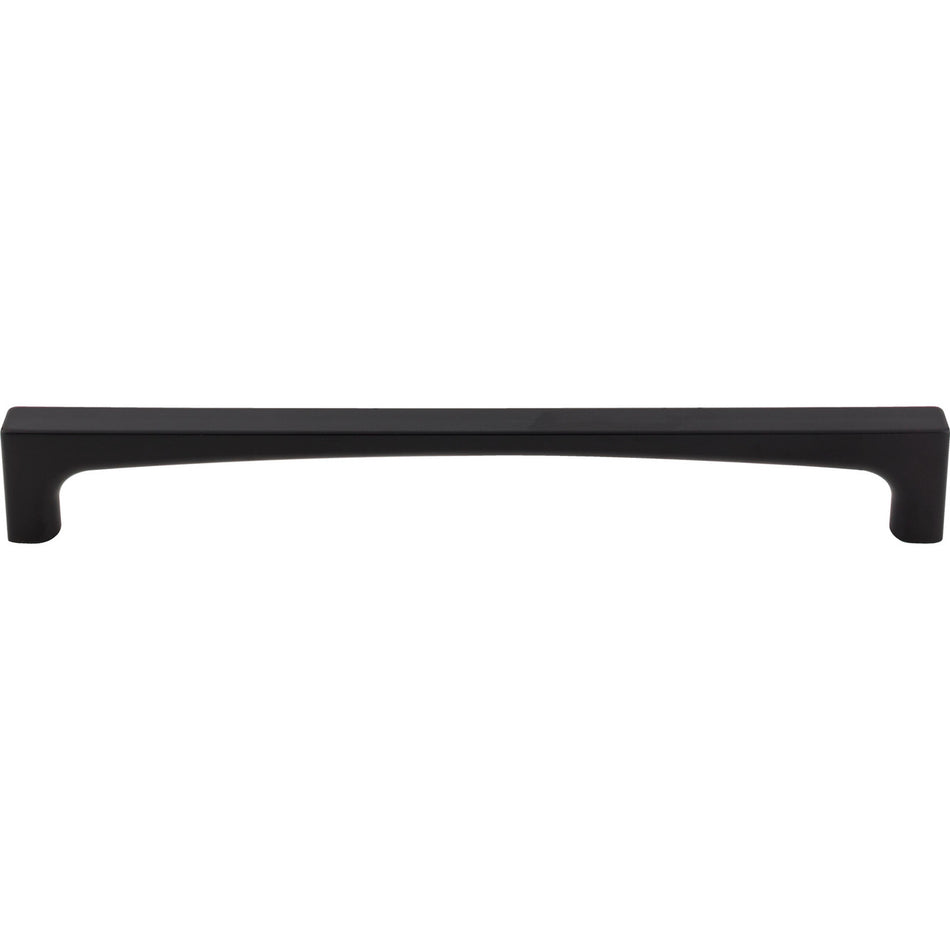 Top Knobs TK1018BLK: 12" cc Riverside Square Bar Appliance Pull - Flat Black