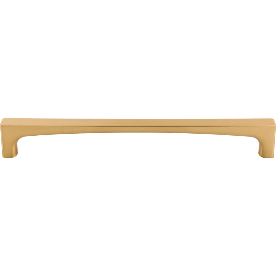 Top Knobs TK1018HB: 12" cc Riverside Square Bar Appliance Pull - Honey Bronze