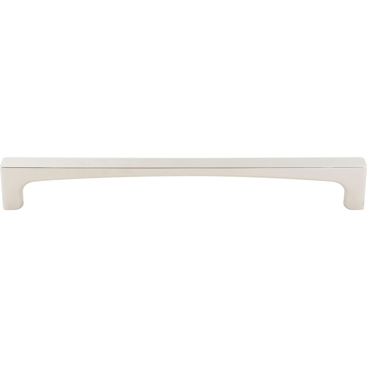 Top Knobs TK1018PN: 12" cc Riverside Square Bar Appliance Pull - Polished Nickel