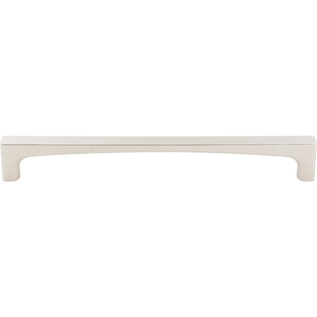 Top Knobs TK1018PN: 12" cc Riverside Square Bar Appliance Pull - Polished Nickel