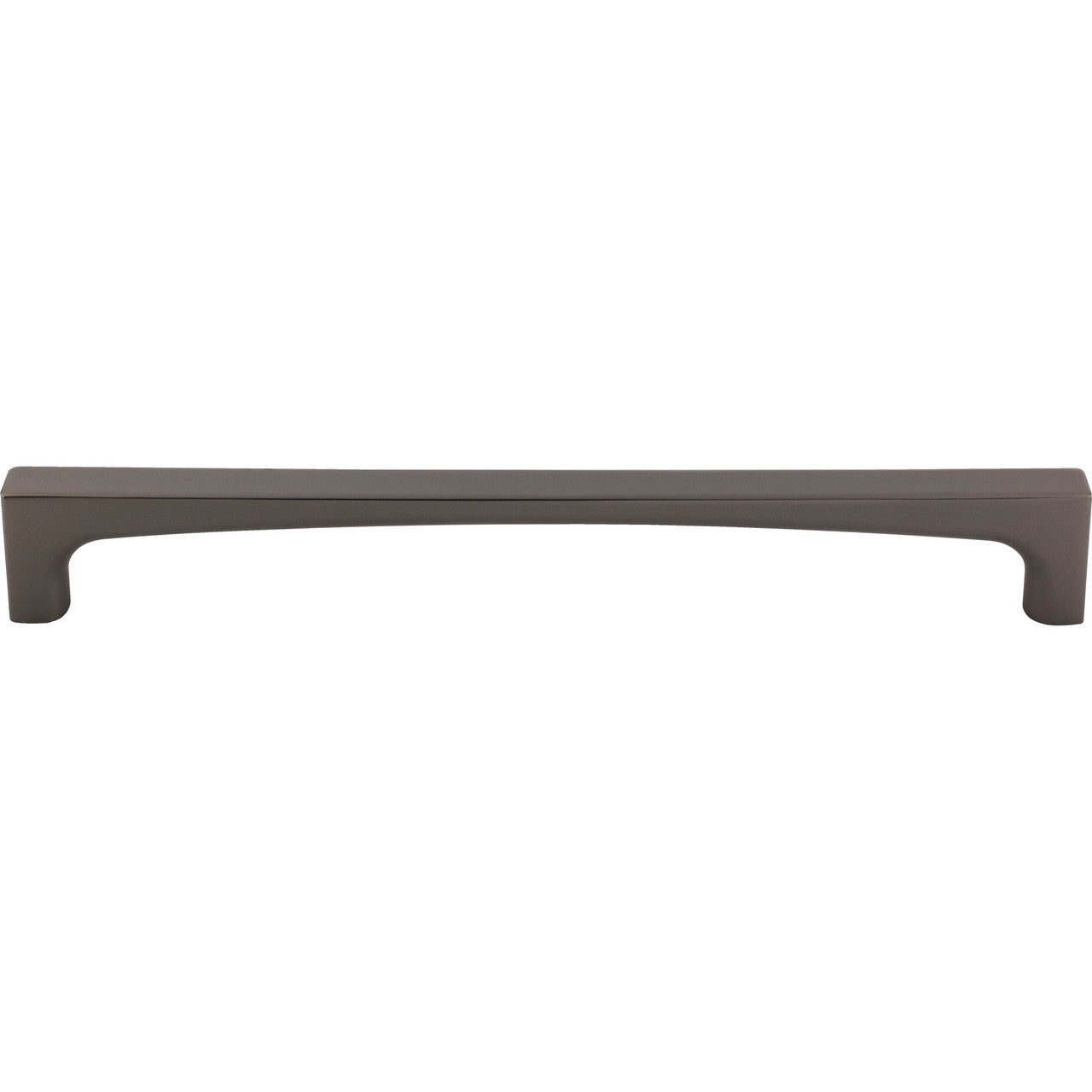 Top Knobs TK1019AG: 18" cc Riverside Square Bar Appliance Pull - Ash Gray