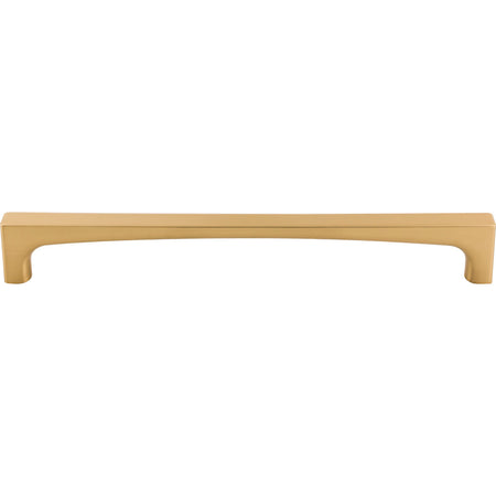 Top Knobs TK1019HB: 18" cc Riverside Square Bar Appliance Pull - Honey Bronze