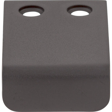 Top Knobs TK101BLK: 7/16" cc Additions Tab Cabinet Pull - Flat Black