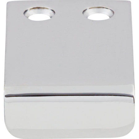 Top Knobs TK101PC: 7/16" cc Additions Tab Cabinet Pull - Polished Chrome