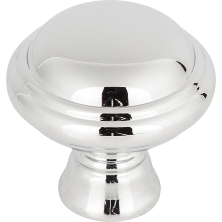 Top Knobs TK1020PC: 1-1/4" Henderson Round Cabinet Knob - Polished Chrome