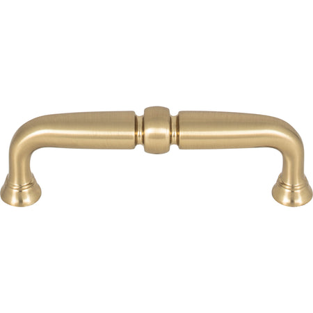 Top Knobs TK1021HB: 3-3/4" cc Henderson D-Handle Cabinet Pull - Honey Bronze