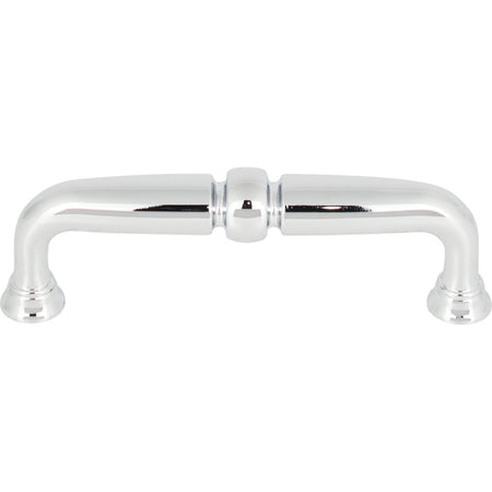 Top Knobs TK1021PC: 3-3/4" cc Henderson D-Handle Cabinet Pull - Polished Chrome