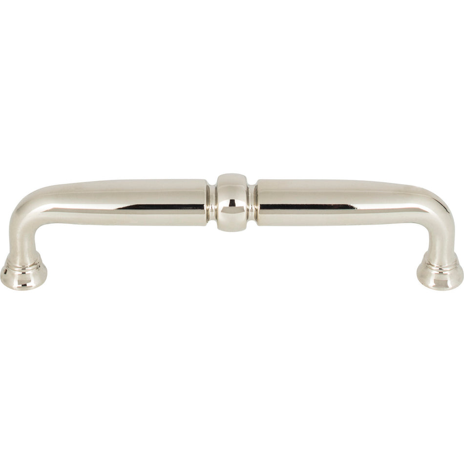 Top Knobs TK1022PN: 5-1/16" cc Henderson D-Handle Cabinet Pull - Polished Nickel
