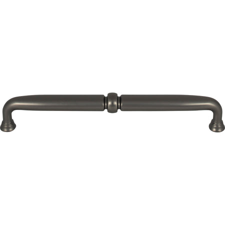 Top Knobs TK1024AG: 7-9/16" cc Henderson D-Handle Cabinet Pull - Ash Gray