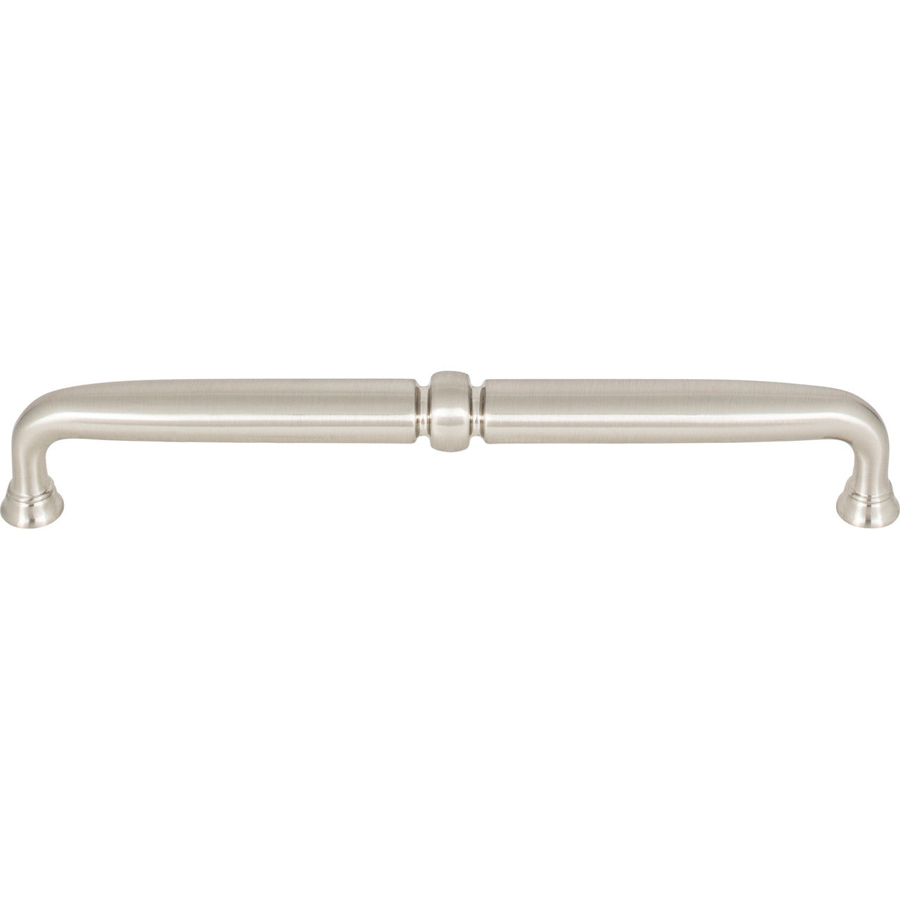 Top Knobs TK1024BSN: 7-9/16" cc Henderson D-Handle Cabinet Pull - Brushed Satin Nickel